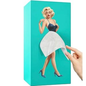 Retro Style Pin Up Girl Decorative Tissue box holder